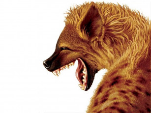 Картинка рисованные животные гиены