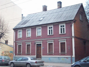 Картинка деревянная рига города латвия