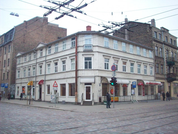 Обои картинки фото деревянная, рига, города, латвия