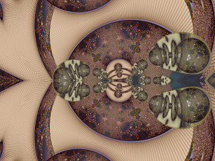 Картинка 3д графика fractal фракталы фон узор