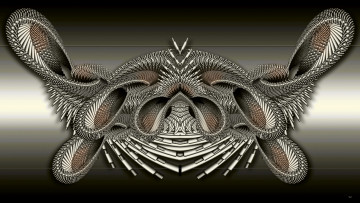 Картинка 3д графика fractal фракталы фон