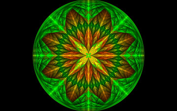 Картинка 3д графика fractal фракталы узор фон