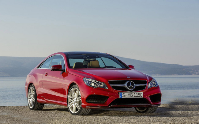 Обои картинки фото автомобили, mercedes, benz, two-door, coupe, e-class, mercedes-benz
