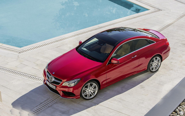 Обои картинки фото автомобили, mercedes, benz, two-door, coupe, e-class, mercedes-benz