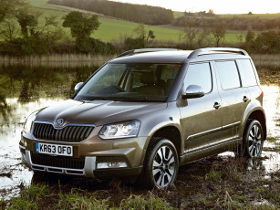 обоя автомобили, skoda, 2014, uk-spec, klement, laurin, outdoor, yeti
