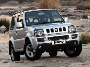 Картинка автомобили suzuki jimny za-spec jb43 2006г светлый