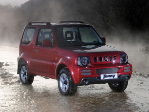 Картинка автомобили suzuki jimny za-spec jb43 2006г красный