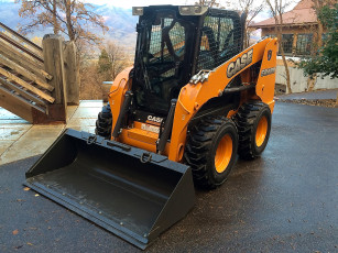 Картинка техника строительная+техника легкий колесный трактор