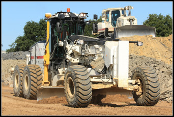 Картинка техника грейдеры грейдер бульдозер работы