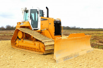 Картинка техника бульдозеры+на+гусенецах бульдозер ковш мощь