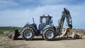 Картинка техника тракторы колесный трактор ковши