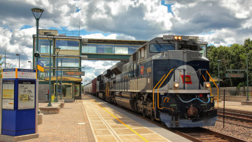 Картинка техника поезда рельсы дорога железная состав локомотив