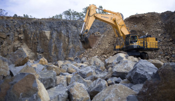 Картинка техника экскаваторы тяжелый карьерный экскаватор