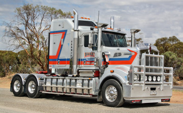 Картинка kenworth автомобили kenworth+ выставка улица сша company автобусы truck