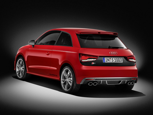 Обои картинки фото автомобили, audi, красный, 2014г, s1