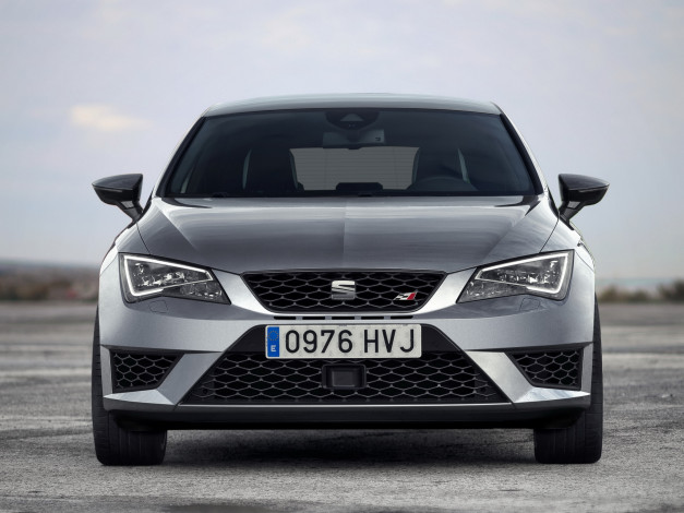 Обои картинки фото автомобили, seat, cupra, темный, leon, 2014г, 280