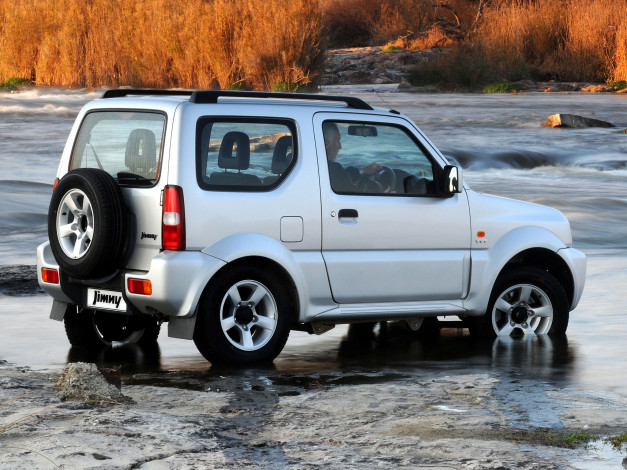 Обои картинки фото автомобили, suzuki, jimny, za-spec, jb43, 2006г, светлый