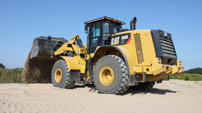 Обои картинки фото техника, бульдозеры на колёсах, тяжелый, колесный, трактор, ковш