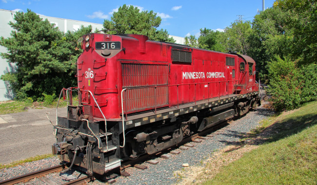 Обои картинки фото техника, локомотивы, железная, локомотив, рельсы, дорога