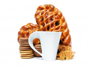 Картинка еда пироги чашка печенье пирог выпечка