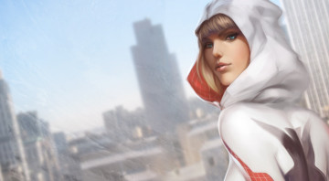 Картинка рисованное люди девушка лицо капюшон