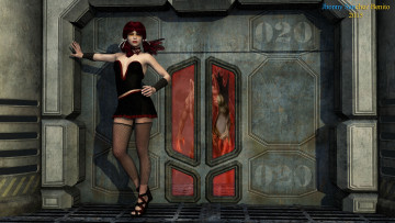 Картинка 3д+графика люди+ people фон взгляд девушка