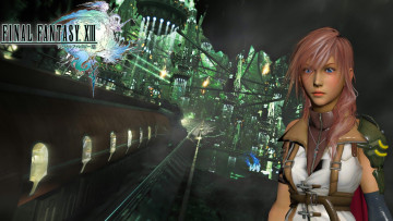 Картинка видео+игры final+fantasy+xiii девушка взгляд фон