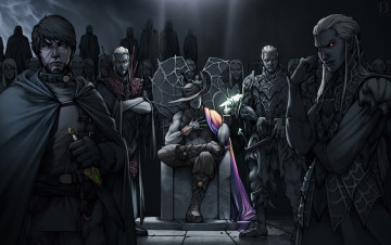 Картинка видео+игры ~~~другое~~~ artemis entreri rai-guy bondalek kimmuriel oblodra jarlaxle baenre the forgotten realms art