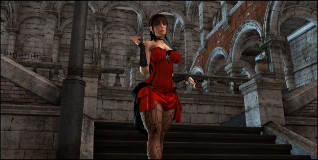 Обои картинки фото 3д графика, люди , people, фон, взгляд, девушка