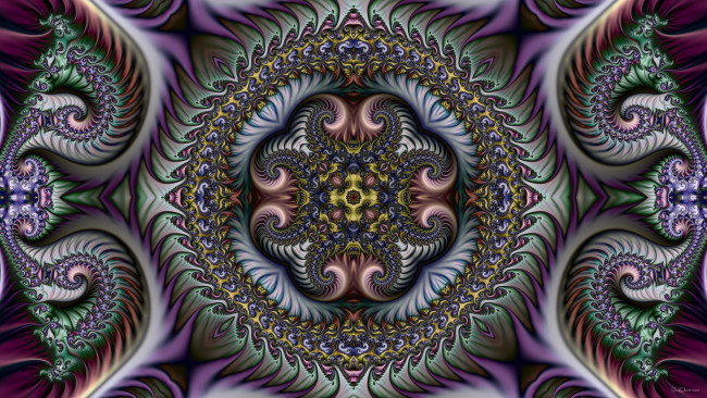 Обои картинки фото 3д графика, фракталы , fractal, цвета, фон, узор