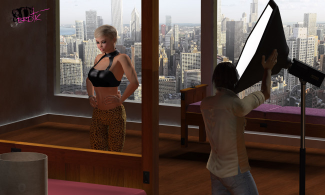 Обои картинки фото 3д графика, люди , people, мужчина, девушка, фон, взгляд