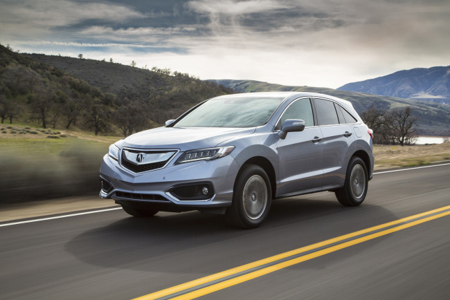Обои картинки фото автомобили, acura, rdx, 2016, г, серый, tb3-4