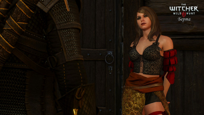 Обои картинки фото видео игры, the witcher 3,  wild hunt, девушка, взгляд, фон