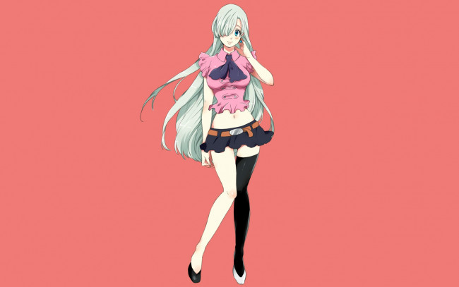 Обои картинки фото аниме, nanatsu no taizai, фон, девушка