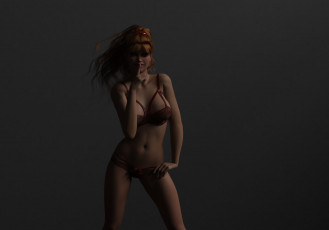 Картинка 3д+графика люди+ people девушка фон взгляд