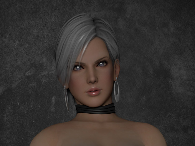 Обои картинки фото 3д графика, портрет , portraits, девушка, взгляд, фон