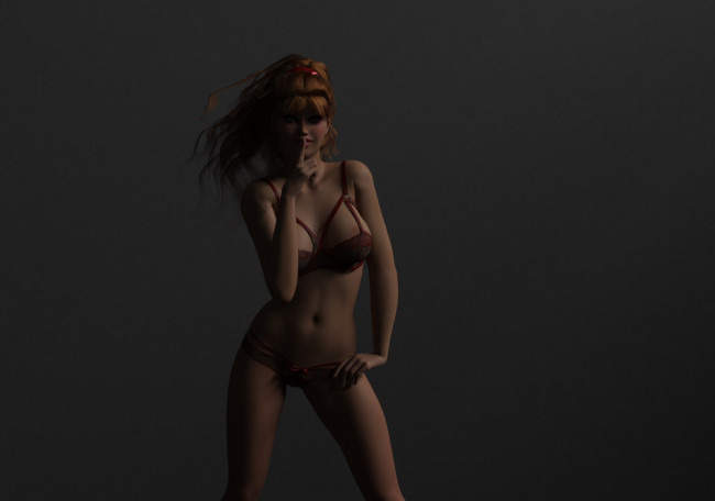 Обои картинки фото 3д графика, люди , people, девушка, фон, взгляд