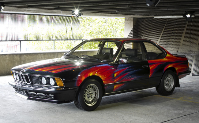 Обои картинки фото bmw 635 csi art car by ernst fuchs 1982, автомобили, bmw, ernst, car, art, csi, 1982, fuchs, 635