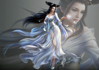 Картинка видео+игры ~~~другое~~~ девушка бабочки