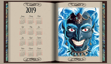 Картинка календари фэнтези лицо