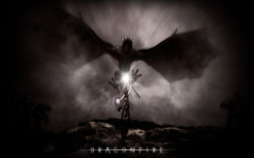 Картинка dragonfire видео+игры ~~~другое~~~ дракон девушка свет