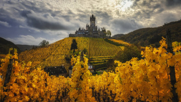 Картинка города кохем+ германия замок