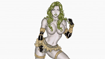 Картинка рисованное carlos+braga девушка фон взгляд юбка