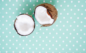 Картинка еда кокос экзотика половинки