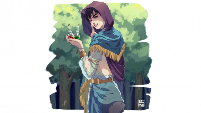 Обои картинки фото wang hao xuan, аниме, животные,  существа, ван, хаосюань, wang, hao, xuan