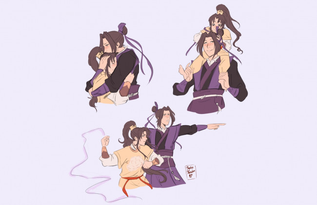 Обои картинки фото аниме, mo dao zu shi, the, untamed, неукротимый, повелитель, чэньцин, мосян, тунсю, mo, dao, zu, shi, магистр, дьявольского, культа