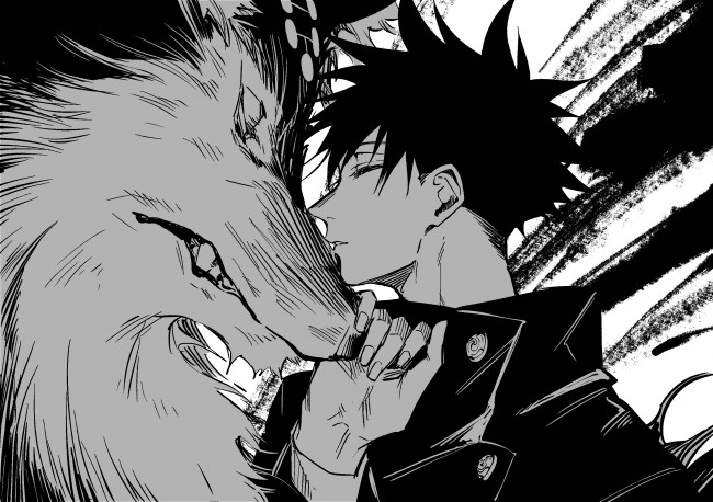 Обои картинки фото аниме, jujutsu kaisen, магическая, битва