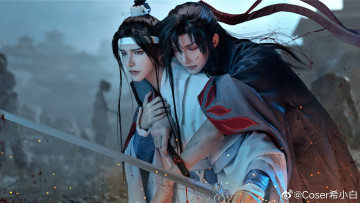 Картинка мужчины -+креатив +косплей вэй усянь лань ванцзы мертвецы меч костюмы