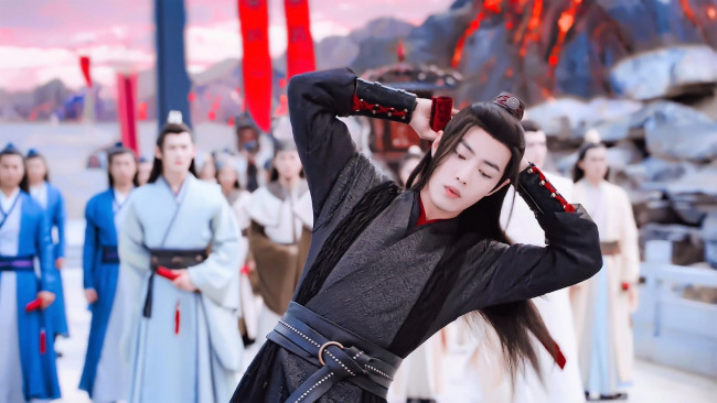 Обои картинки фото кино фильмы, the untamed, вэй, усянь, зарядка, заклинатели