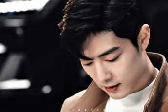 Картинка мужчины xiao+zhan лицо куртка